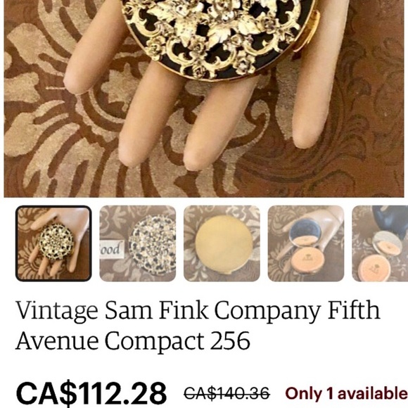 Sam Fink Compact w Cultured Pearl - Picture 8 of 9